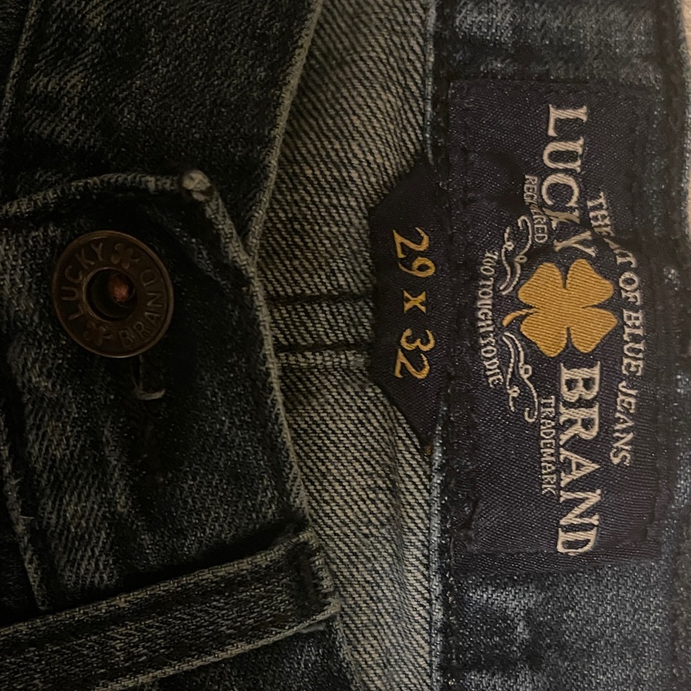 Lucky Brand Men's Dark Blue Denim Jeans